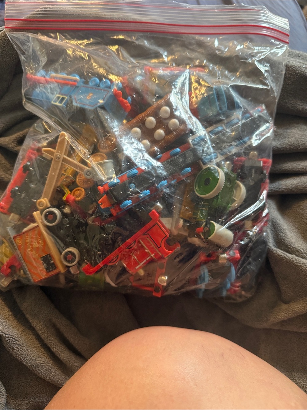 Thomas & Friends Mixed Train Pieces - Blue, Red, Green, White
